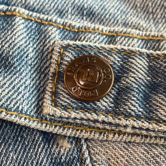 Y2K &amp; NWT! Polo Jeans Co. Ralph Lauren Denim Vest with embroidery – Size Small