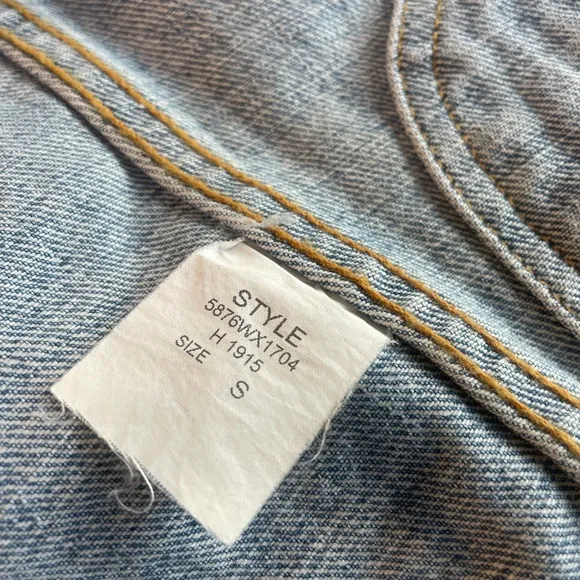 Y2K &amp; NWT! Polo Jeans Co. Ralph Lauren Denim Vest with embroidery – Size Small