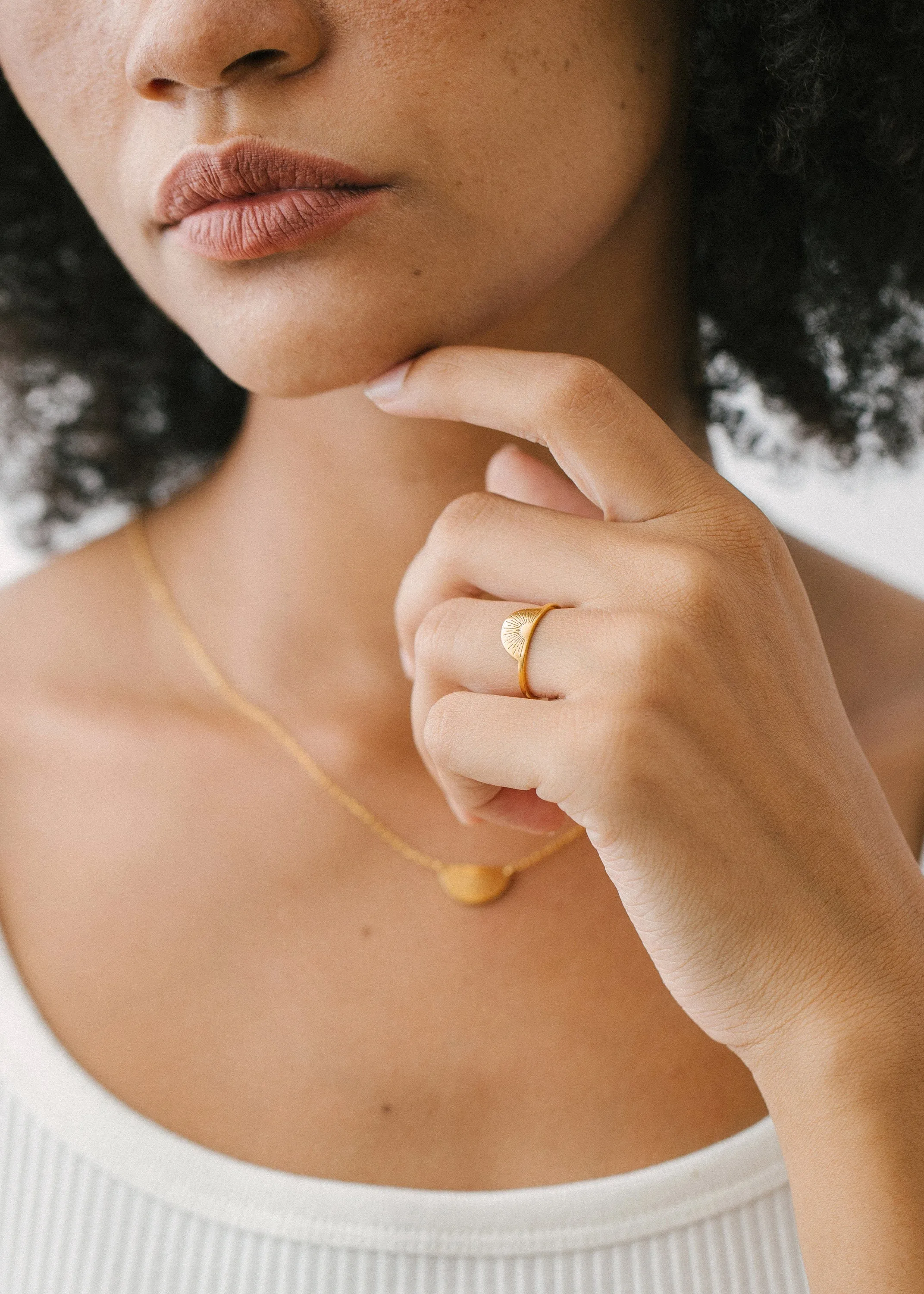 You Are My Sunshine Ring | Half Circle Sun Ring| Sun Ring |Rising Sun Ring | Minimalist Ring |Trendy Ring Best Friend Gift | Graduation Gift