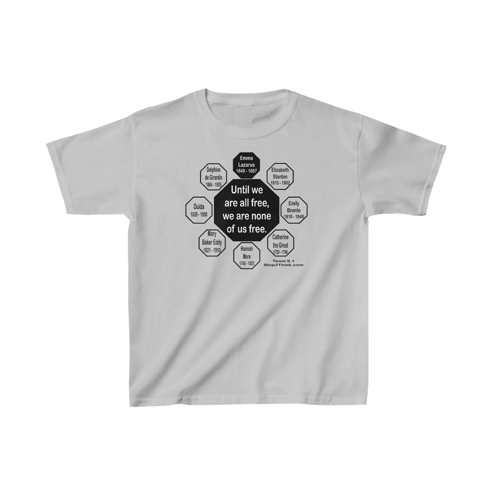 YT-9.1- Until we are all free, we are none of us free.  -  Emma Lazarus  1849 - 1887