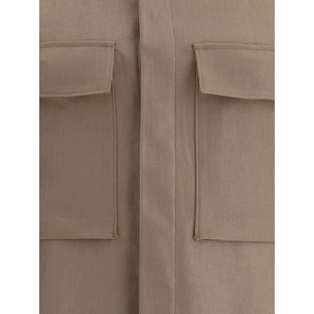 ZEGNA Linen Shirt Jacket